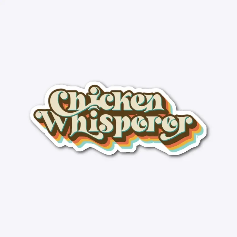 Retro Chicken Whisperer Brown