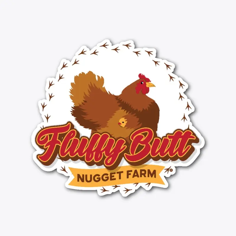 Fluffy Butt Nugget Farm Chick